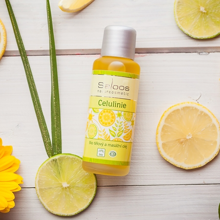 Saloos Bio Body And Massage Oils Celulinie olio corpo per massaggi