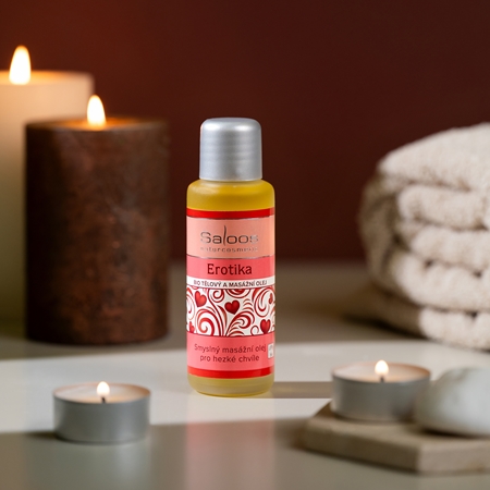 Saloos Bio Body And Massage Oils Erotika huile corporelle pour massage