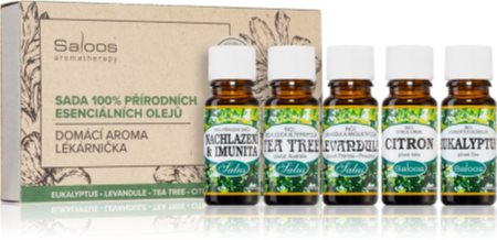 Saloos Aromatherapy Home Aroma Aid Kit ensemble (aux huiles essentielles)