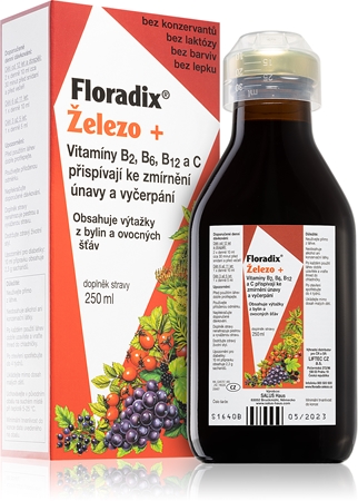 Salus Floradix Železo sirup s revitalizačním účinkem