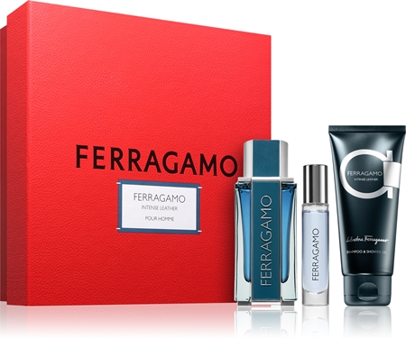 salvatore ferragamo ferragamo intense leather woda perfumowana 100 ml   zestaw  