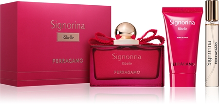 salvatore ferragamo signorina ribelle woda perfumowana 100 ml   zestaw  