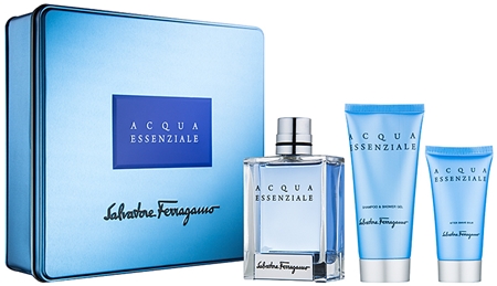 Salvatore ferragamo acqua store essenziale gift set