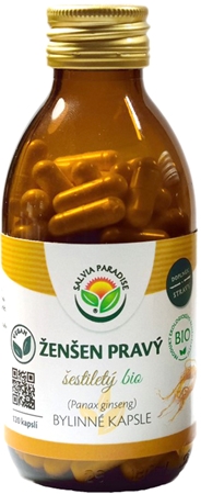 Salvia Paradise Žeń-szeń właściwy kapsułki roślinne kapsułki dla utrzymania witalności i sprawności poznawczej