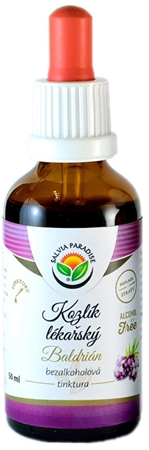 Salvia Paradise Valeriána bezalkoholová tinktura tinktúra pre duševnú pohodu