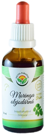 Salvia Paradise Moringa olejodárná bezalkoholová tinktura kvapky na detoxikáciu organizmu a podporu imunity