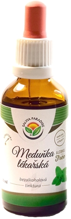 Salvia Paradise Medovka lekárska bezalkoholová tinktura tinktúra pre duševnú pohodu