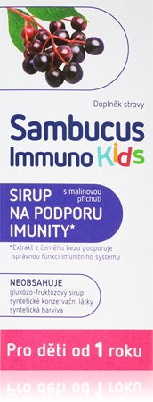 Sambucus Immuno Kids sirup pro podporu imunitního systému