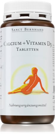 Sanct Bernhard Calcium + Vitamin D3 doplněk stravy pro normální funkci imunitního systému, stavu kostí a činnosti svalů