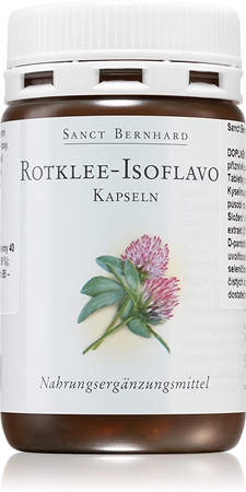 Sanct Bernhard Červený ďatelina Izoflavón kapsuly na podporu komfortu pri menopauze