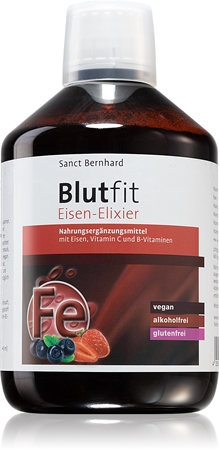 Sanct Bernhard Blutfit Eisen-Elixier Sirup mit Eisengehalt
