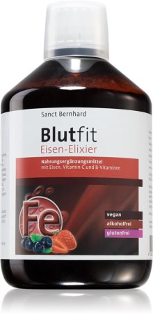 Sanct Bernhard Blutfit Elixír železa doplněk stravy pro podporu krvetvorby