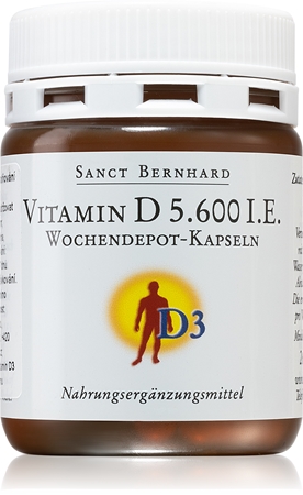 Sanct Bernhard Vitamin D 5.600 IU s postupným uvoľňovaním kapsuly