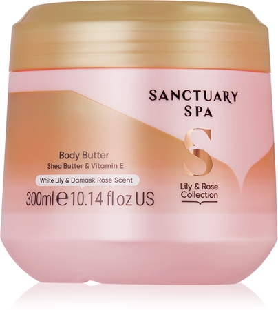 Sanctuary Spa Lily & Rose hluboce hydratační tělové máslo