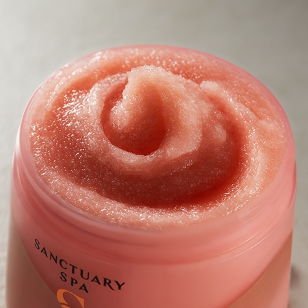 Sanctuary Spa Lily & Rose pečující tělový peeling s vůní květin