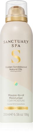 Sanctuary Spa Golden Sandalwood hydratační pěna s vyživujícím účinkem