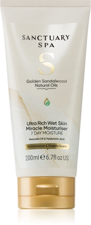 Sanctuary Spa Golden Sandalwood Fugtende bodylotion til badet
