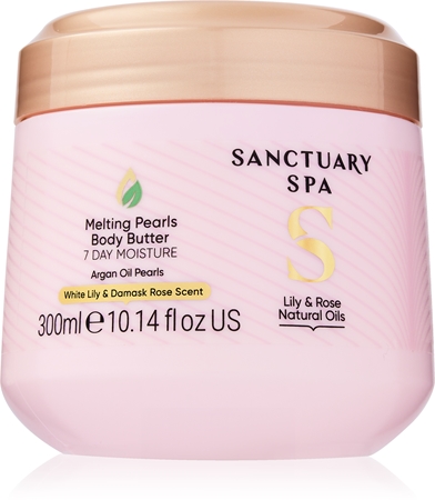 Sanctuary Spa Lily & Rose intenzivně hydratační tělové máslo