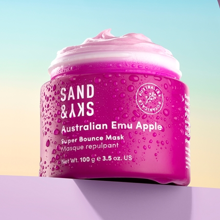 Sand & Sky Australian Emu Apple Super Bounce Mask hydratační a rozjasňující maska na obličej