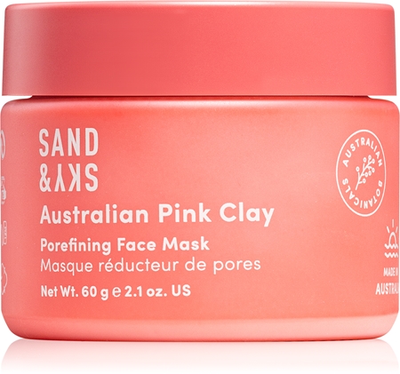 Sand & Sky Australian Pink Clay Porefining Face Mask máscara desintoxicante para poros dilatados