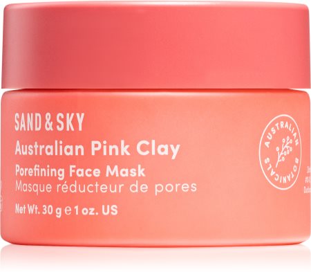 Sand & Sky Australian Pink Clay Porefining Face Mask máscara desintoxicante para poros dilatados