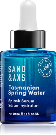 Sand & Sky Tasmanian Spring Water Splash Serum intensives, hydratisierendes Serum für das Gesicht
