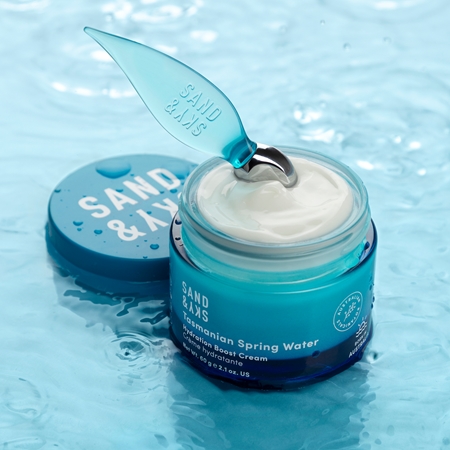 Sand & Sky Tasmanian Spring Water Hydration Boost Cream lehký gelový krém pro intenzivní hydrataci pleti