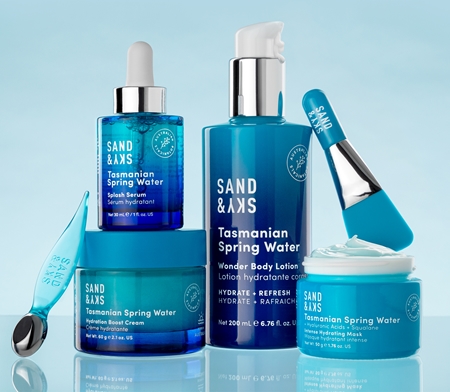 Sand & Sky Tasmanian Spring Water Hydration Boost Cream lehký gelový krém pro intenzivní hydrataci pleti
