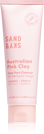 Sand & Sky Australian Pink Clay Deep Pore Cleanser čisticí a odličovací gel s detoxikačním účinkem
