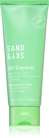 Sand & Sky Oil Control Clearing Face Mask globinsko čistilna maska za normalizacijo kože za mastno in problematično kožo