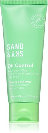 Sand & Sky Oil Control Clearing Face Mask normalizáló mélytisztító maszk zsíros és problémás bőrre