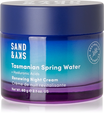 Sand & Sky Tasmanian Spring Water Renewing Night Cream obnovující noční krém