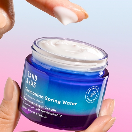 Sand & Sky Tasmanian Spring Water Renewing Night Cream obnovující noční krém