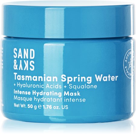 Sand & Sky Tasmanian Spring Water Intense Hydrating Mask intenzív hidratáló maszk