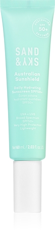 Sand & Sky Australian Sunshield Daily Hydrating Sunscreen SPF50+ lehký ochranný krém na obličej SPF 50+