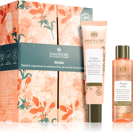 Sanoflore Rosa Reichhaltige Feuchtigkeitspflege – 40 Ml, Intensive Pflege Für Trockene Haut
