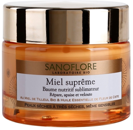Sanoflore Miel Supreme Visage Nourishing Balm for Dry and Very Dry Skin
