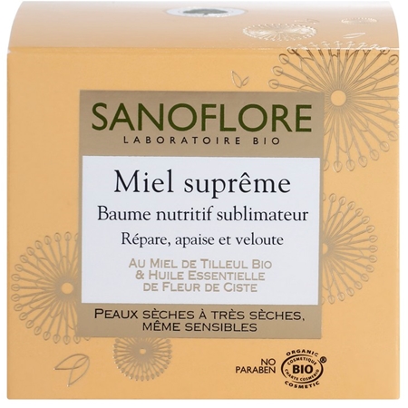 Sanoflore Miel Supreme Visage Nourishing Balm for Dry and Very Dry Skin