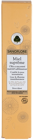 Sanoflore Miel Supreme Visage sérum nourrissant pour une peau lumineuse et lisse