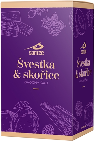 Santée Švestka & skořice ovocný čaj