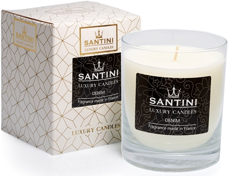 SANTINI Cosmetic Denim vonná svíčka