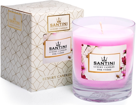 SANTINI Cosmetic Pink Yvésse ароматна свещ