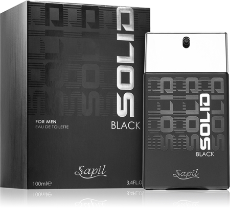 Sapil Solid Black Eau de Toilette für Herren