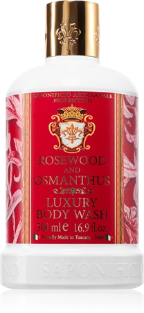 Saponificio Artigianale Fiorentino Rosewood and Osmanthus gel de duche para todos os tipos de pele