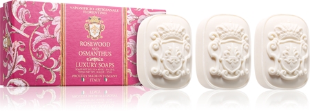 Saponificio Artigianale Fiorentino Rosewood and Osmanthus Set palasaippuasetti