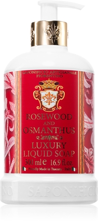Saponificio Artigianale Fiorentino Rosewood and Osmanthus Naturlig flytande handtvål