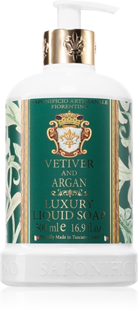 Saponificio Artigianale Fiorentino Vetiver and Argan натуральне рідке мило для рук