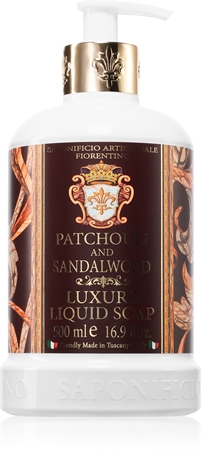 Saponificio Artigianale Fiorentino Patchouli and Sandalwood luonnollinen nestesaippua käsille