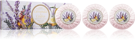Saponificio Artigianale Fiorentino Lavender and Cedar Set sada tuhých mýdel