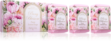 Saponificio Artigianale Fiorentino Peony Blossom Set szilárdszappan-szett